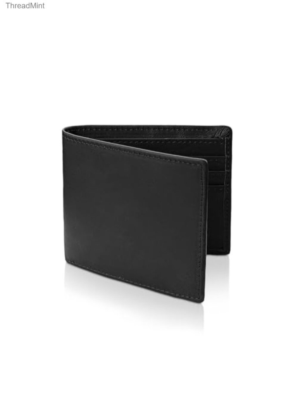 Faux Leather Bifold Wallet RFID Blocking Slim Minimalist with Card Slots